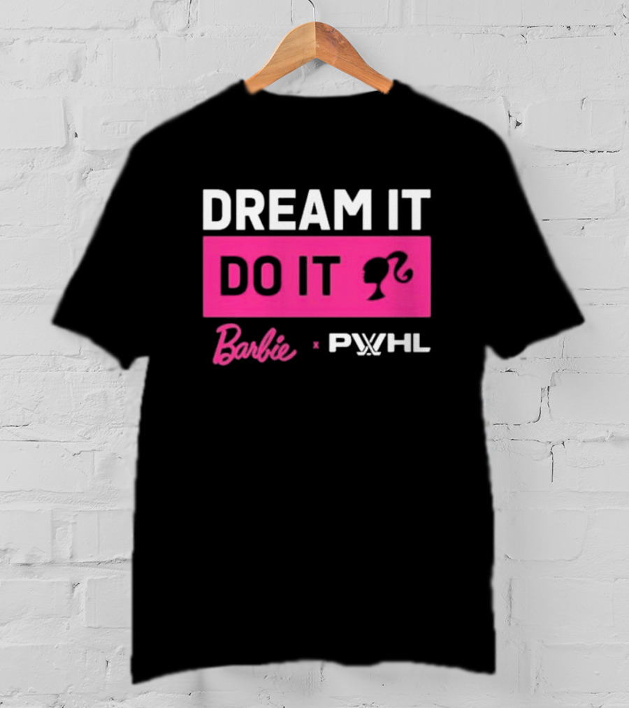 Barbie Dream It Do It X PWHL Collaboration T-Shirt