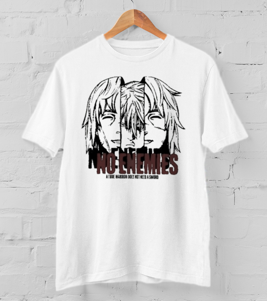 No Enemies A True Warrior Does Not Need A Sword Soul King Manga Faces T-Shirt