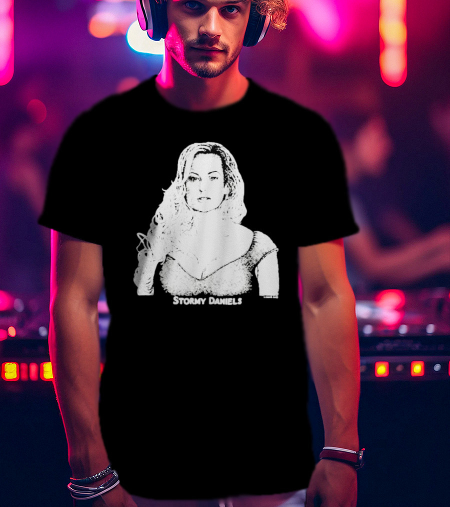 Stormy Daniels Monochrome T-Shirt