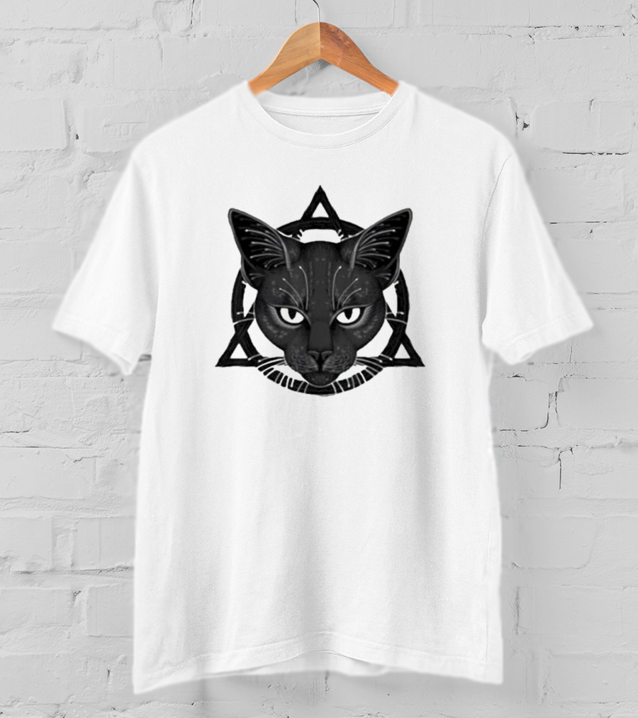 Therian Theta Delta Feline Symbol With Cat T-Shirt
