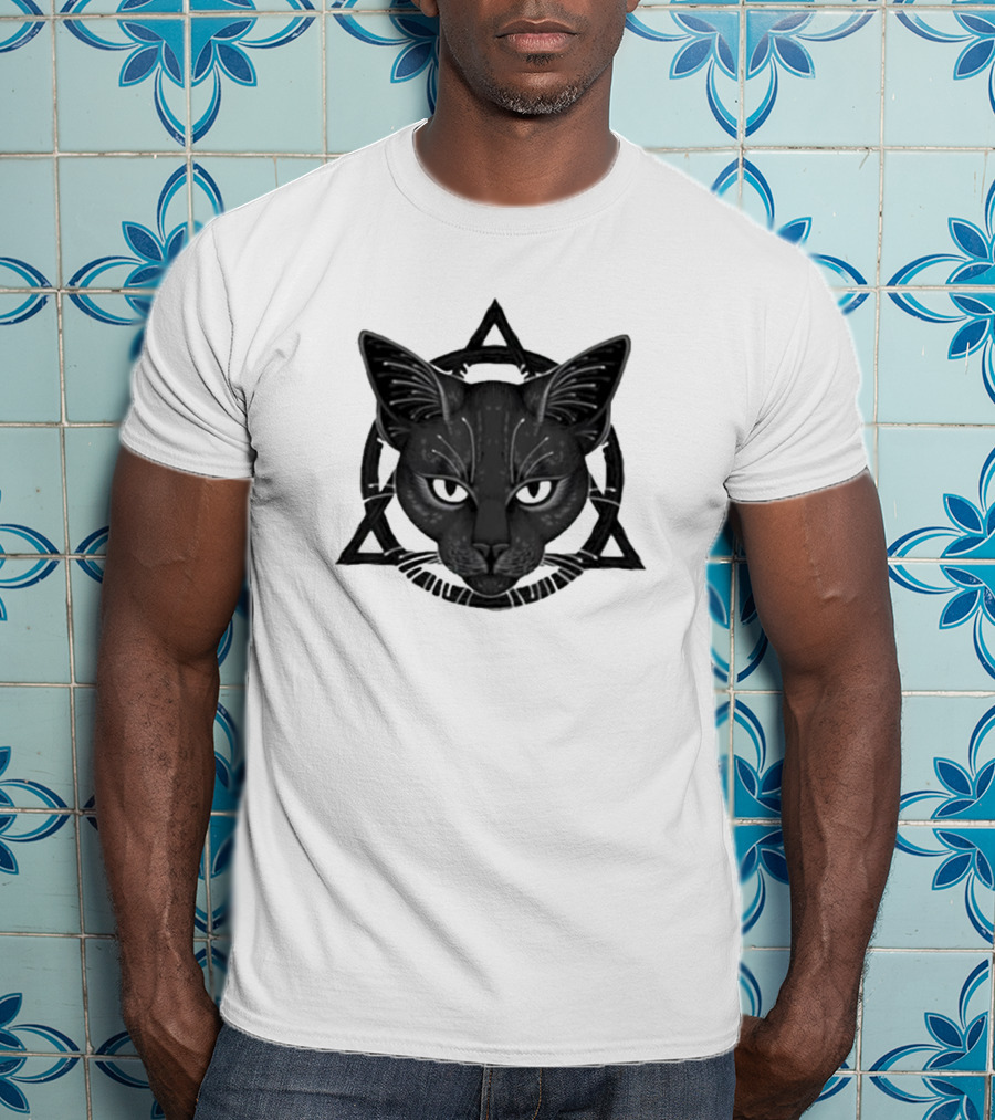 Therian Theta Delta Feline Symbol With Cat T-Shirt