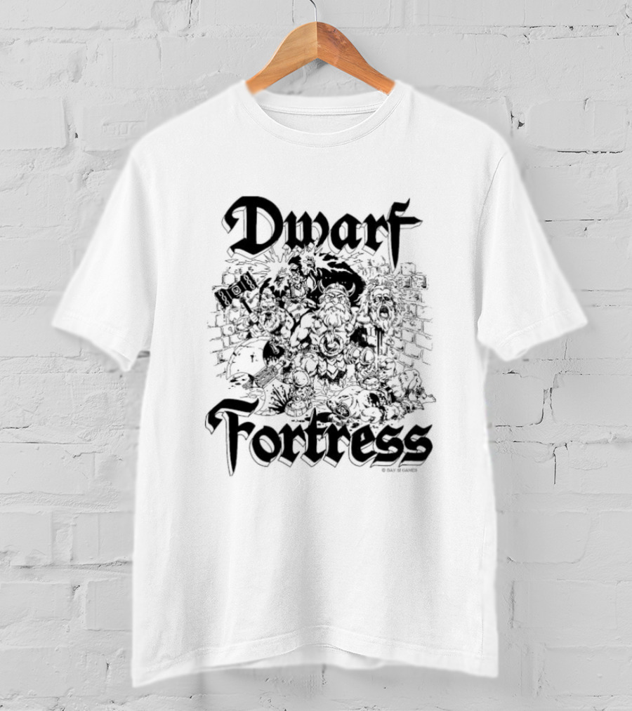 Dwarf Fortress Necromancer’s Tower Bay 12 Games T-Shirt