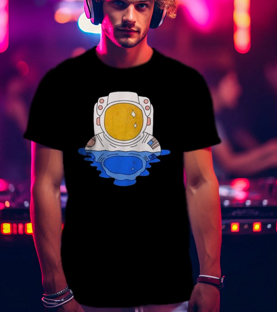 SciShow Buoyancy Lab Astronaut Floating In Water T-Shirt