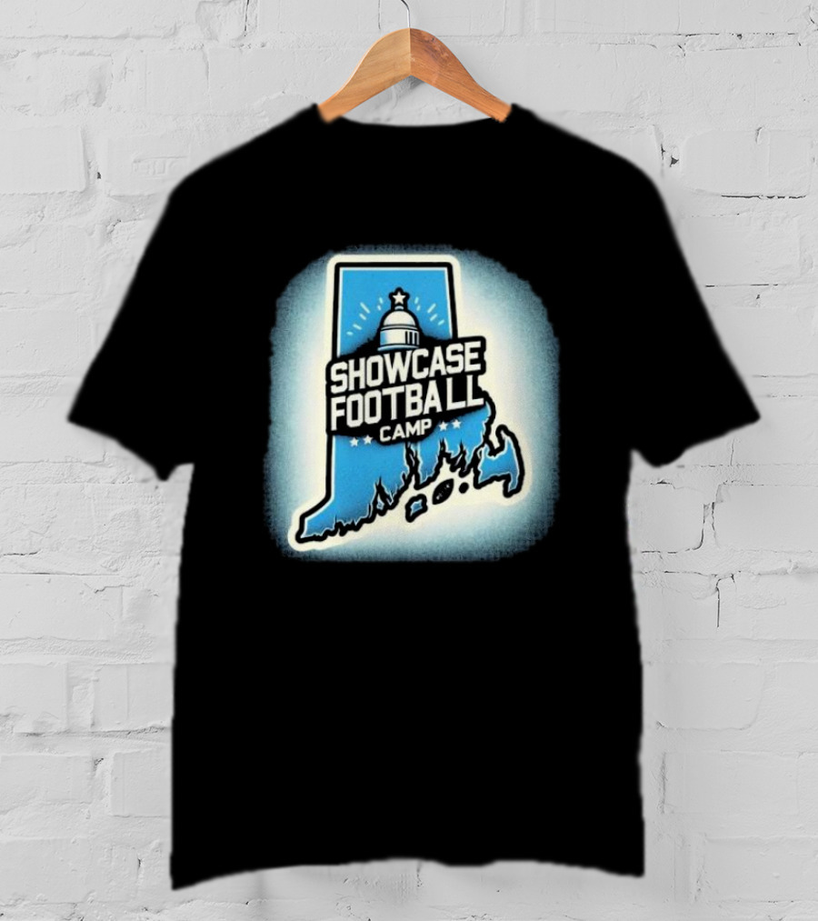 Showcase Football Camp Rhode Island Capitol Map T-Shirt