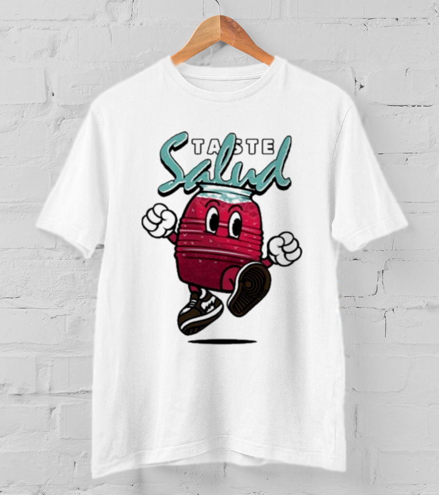 Taste Salud Hydration Immunity Energetic Cartoon Character T-Shirt