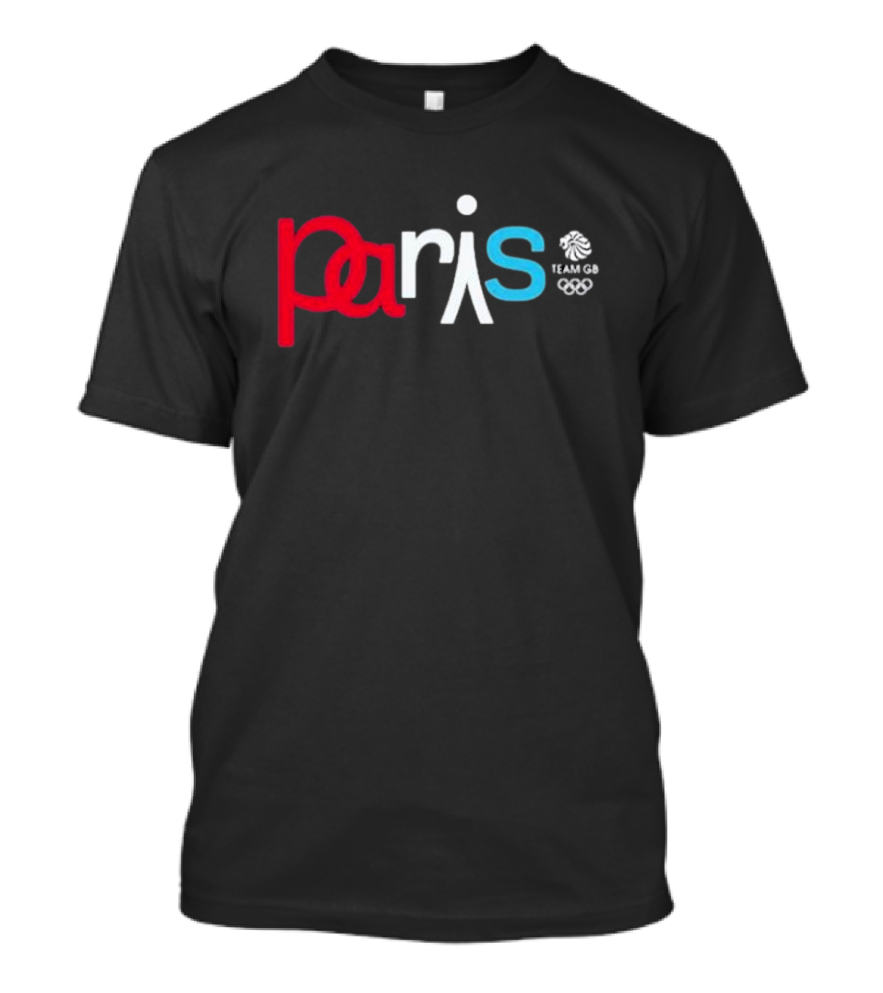Paris Team GB Eiffel Olympic Rings T-Shirt