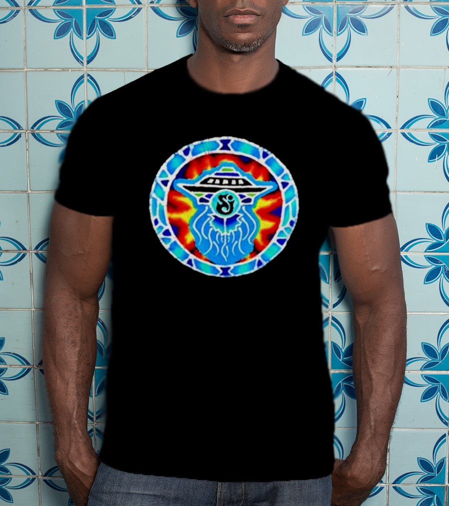 The String Cheese Incident Subterranean Vision UFO Psychedelic Mandala T-Shirt