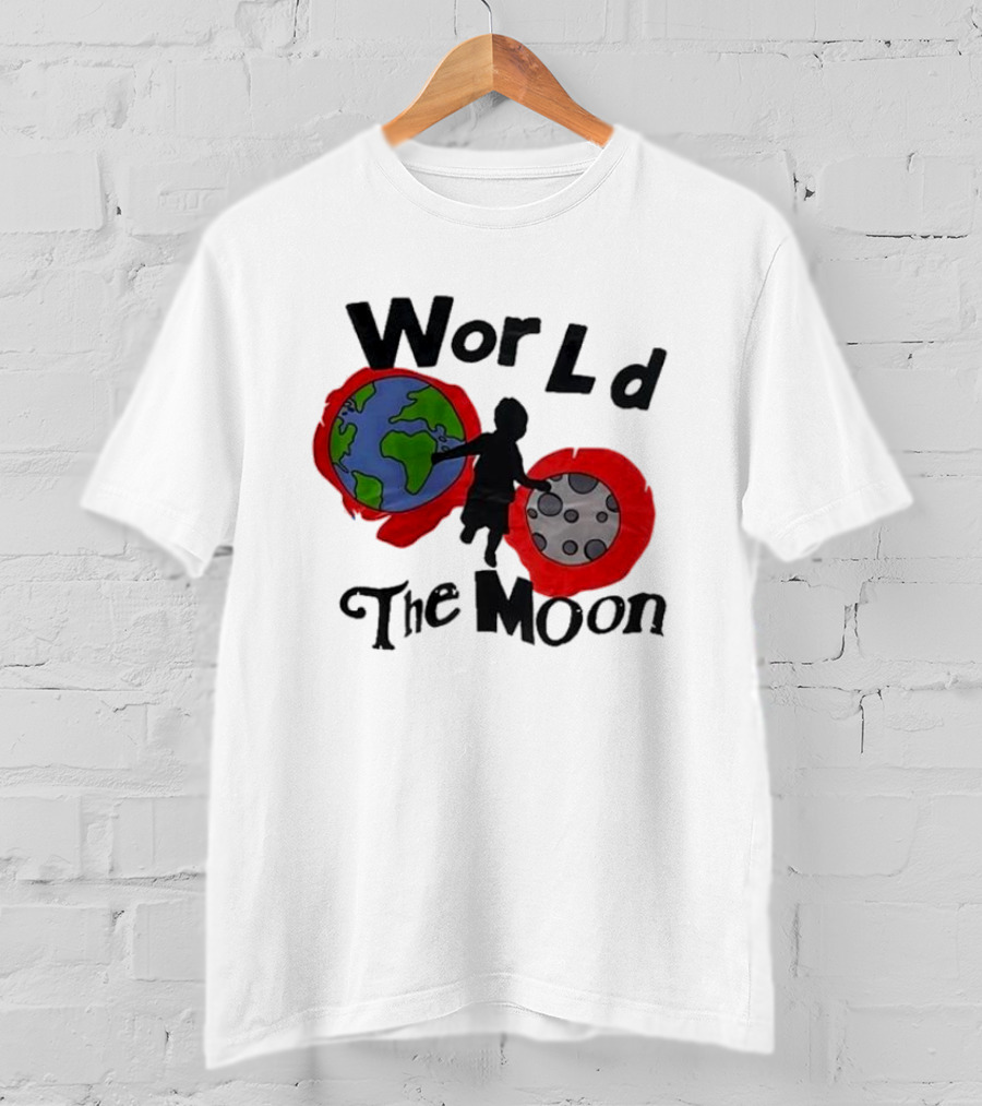 World The Moon Child Earth And Moon T-Shirt