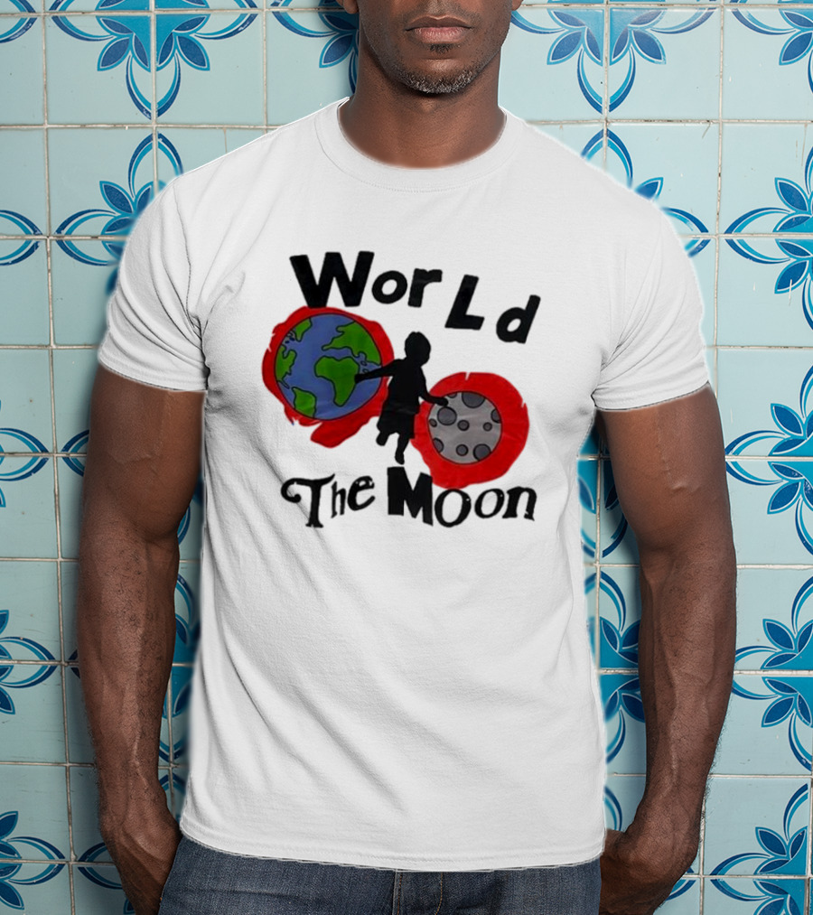 World The Moon Child Earth And Moon T-Shirt
