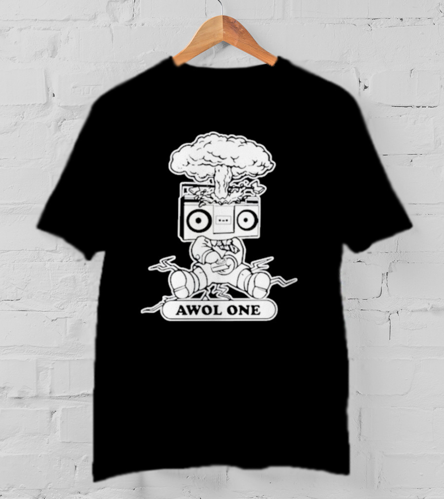 Awol One Exploding Boombox Head T-Shirt