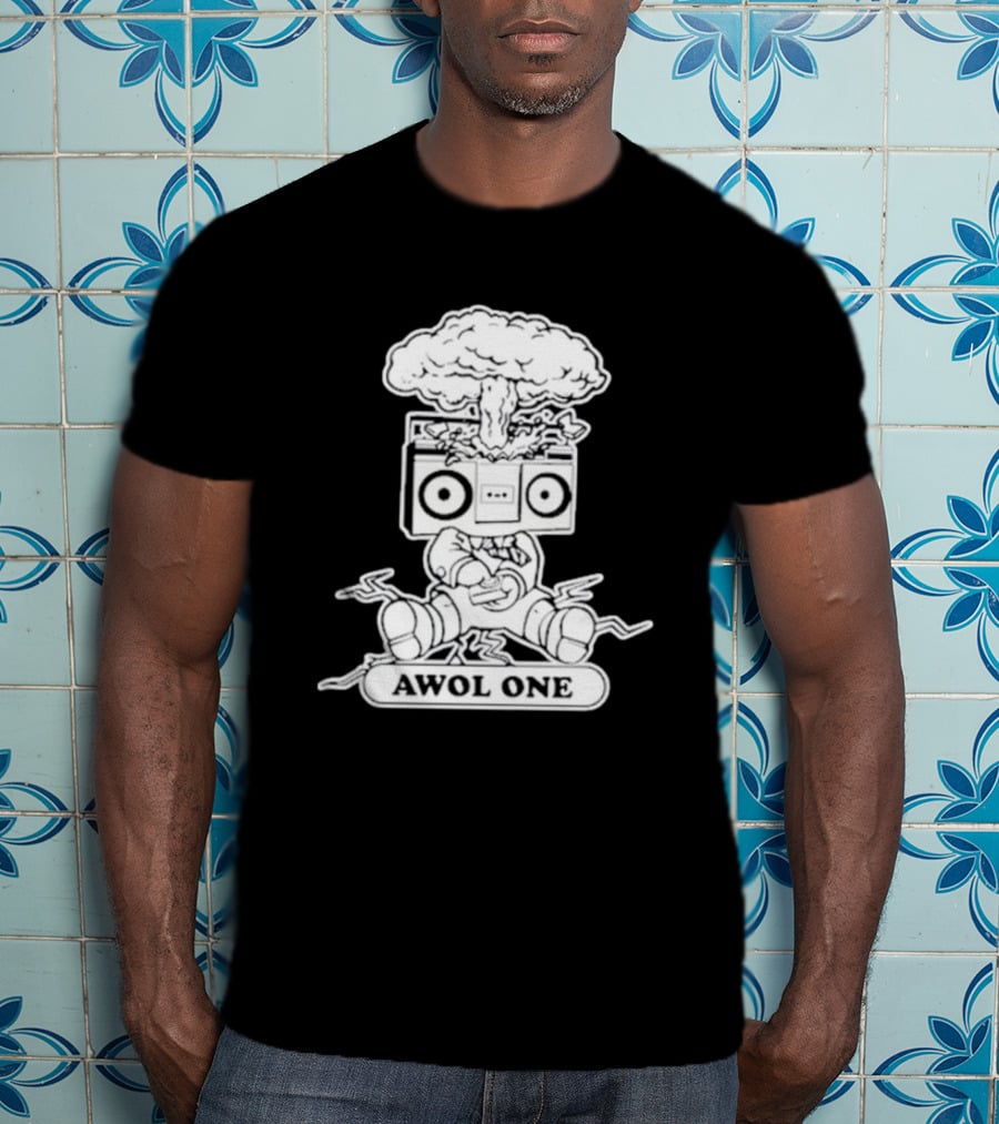 Awol One Exploding Boombox Head T-Shirt