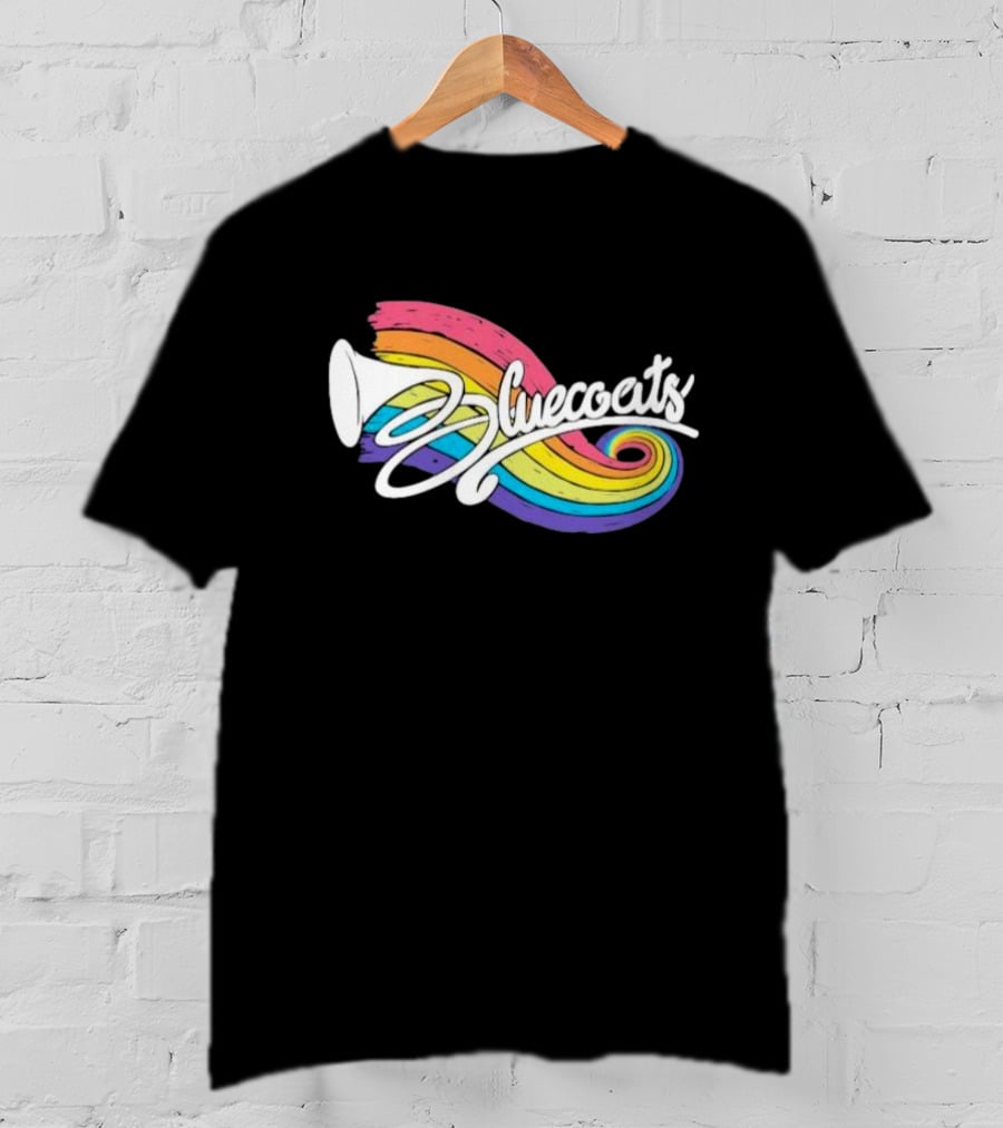 Bluecoats Horn With Rainbow Swirl T-Shirt