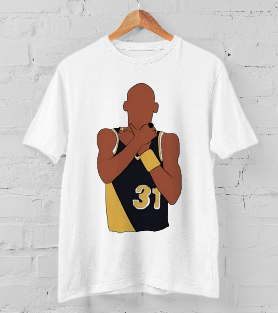 Candace Parker Reggie Miller 31 Gesture Basketball Fan T-Shirt