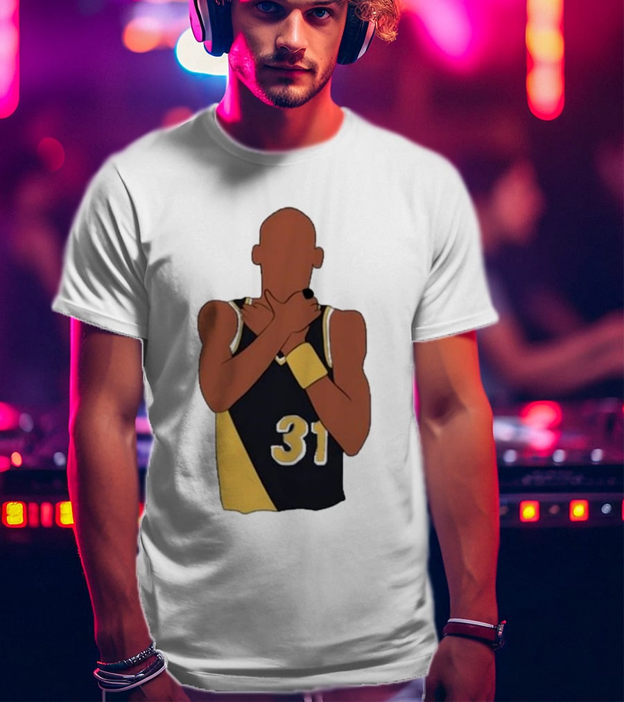 Candace Parker Reggie Miller 31 Gesture Basketball Fan T-Shirt