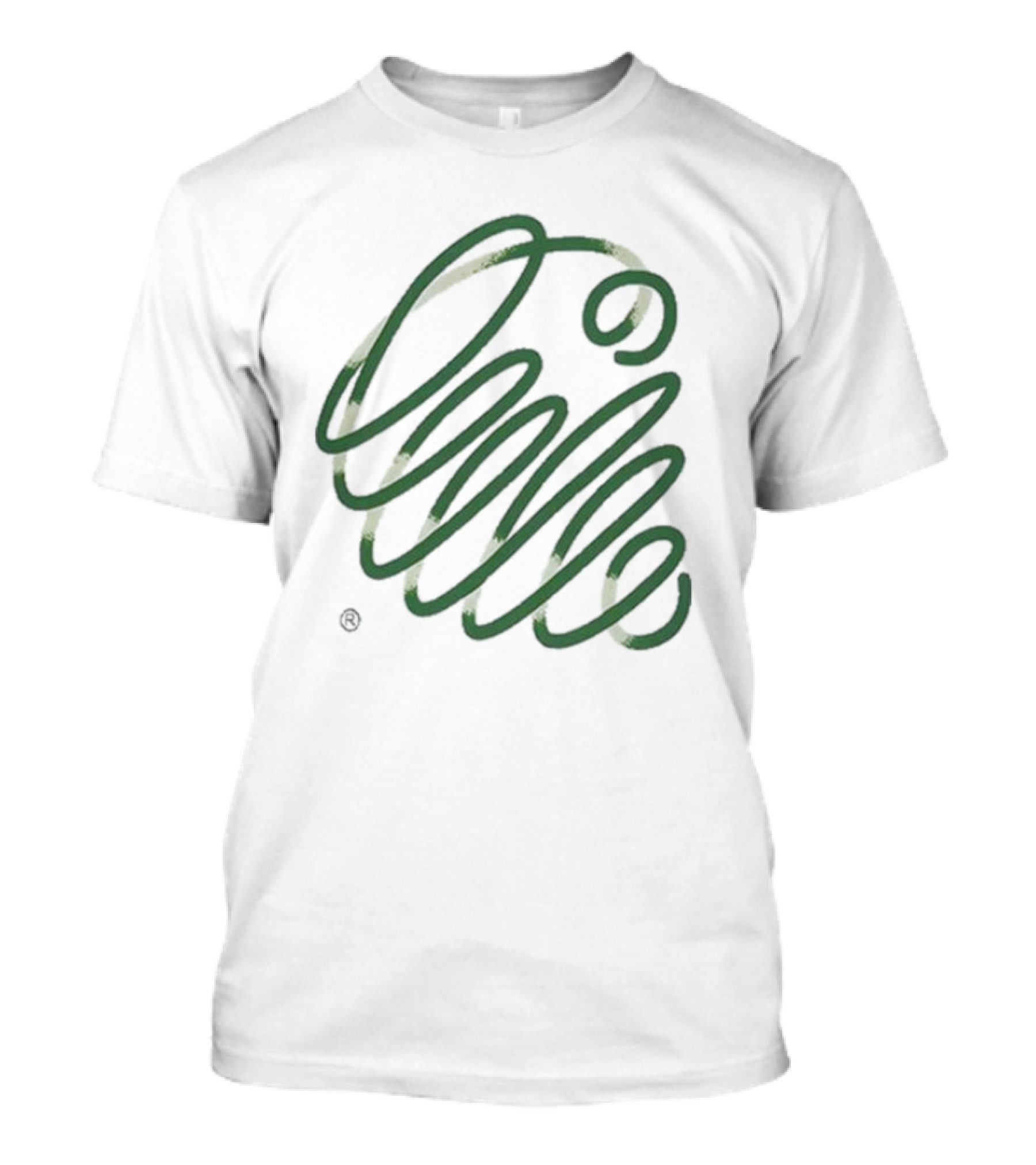Carhartt Wip Noodle Spiral Abstract Green T-Shirt