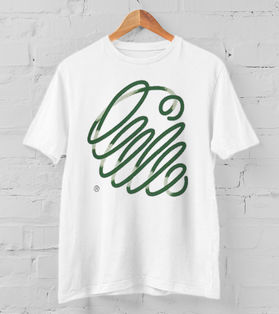 Carhartt Wip Noodle Spiral Abstract Green T-Shirt