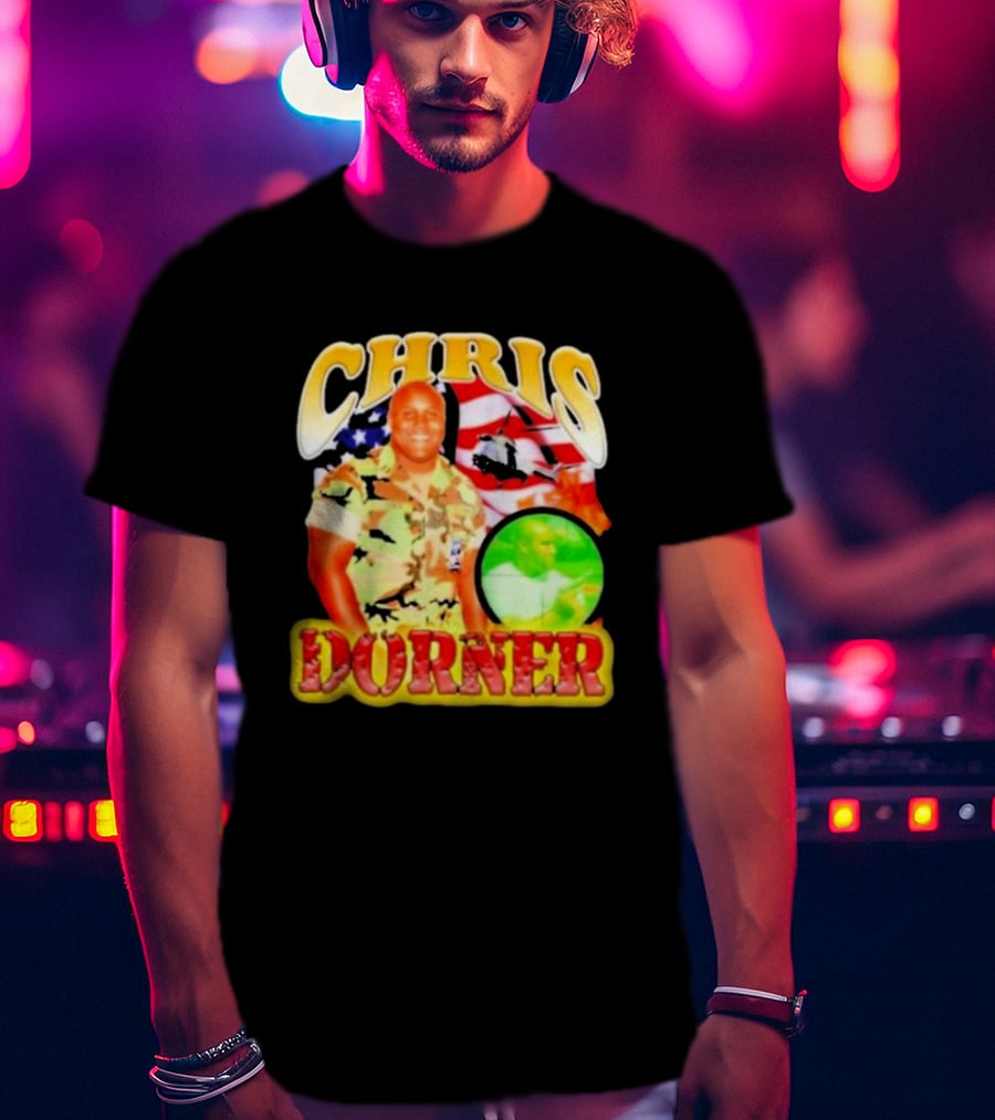 CHRIS DORNER USA Helicopter Camouflage T-Shirt