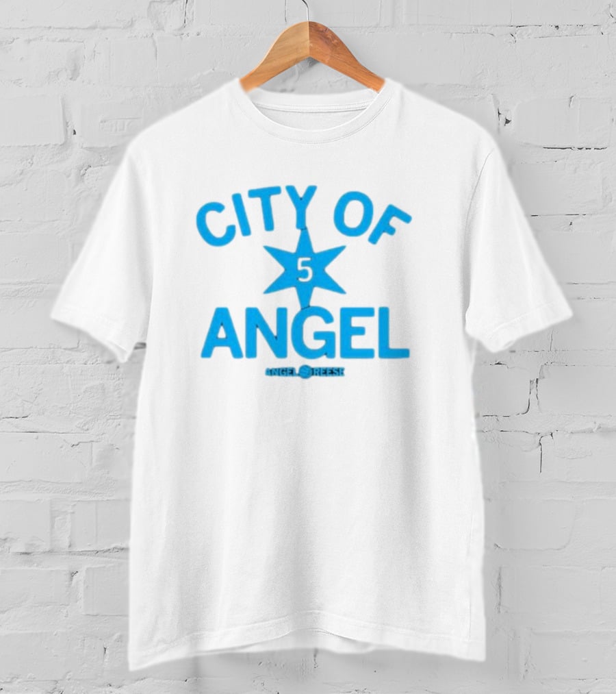 City Of Angel 5 Star Angel Reese T-Shirt