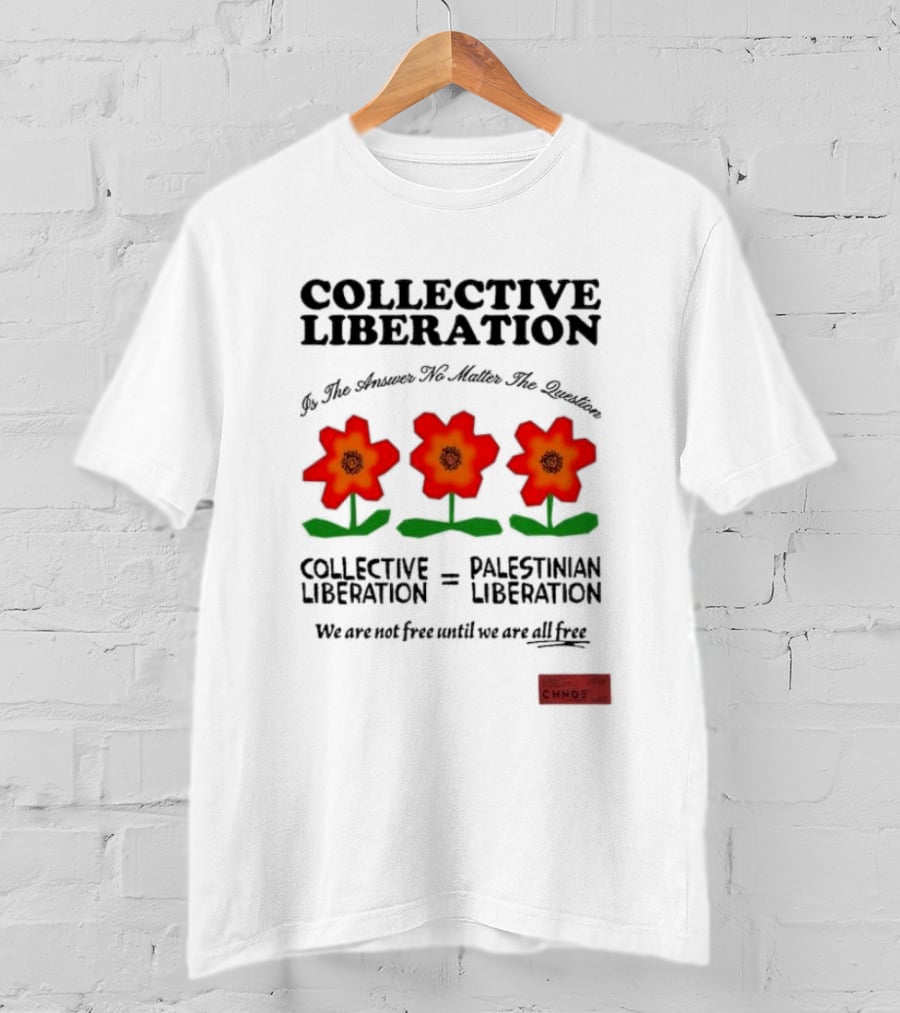 Collective Liberation Palestinian Liberation We Are Not Free Until We Are All Free T-Shirt