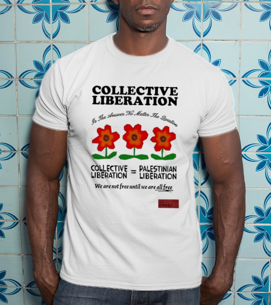 Collective Liberation Palestinian Liberation We Are Not Free Until We Are All Free T-Shirt