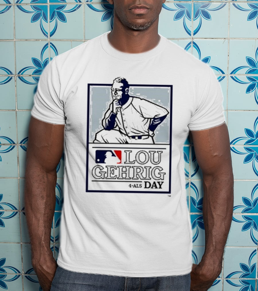 Lou Gehrig MLB 4 ALS Day T-Shirt
