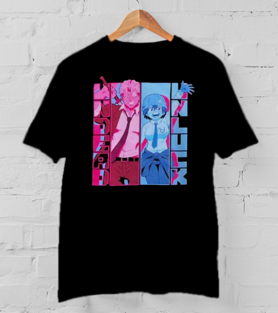 Undead Unluck Andy Fuuko Manga Panel T-Shirt