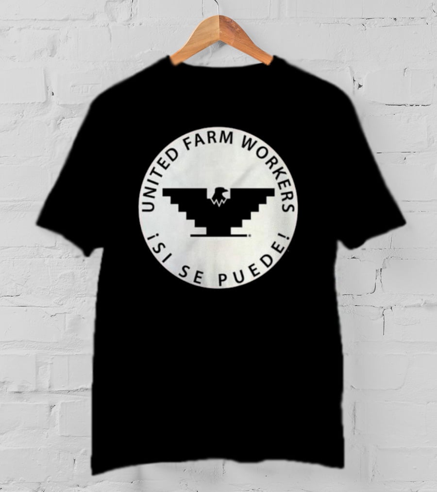 United Farm Workers ¡Sí Se Puede Eagle Emblem T-Shirt