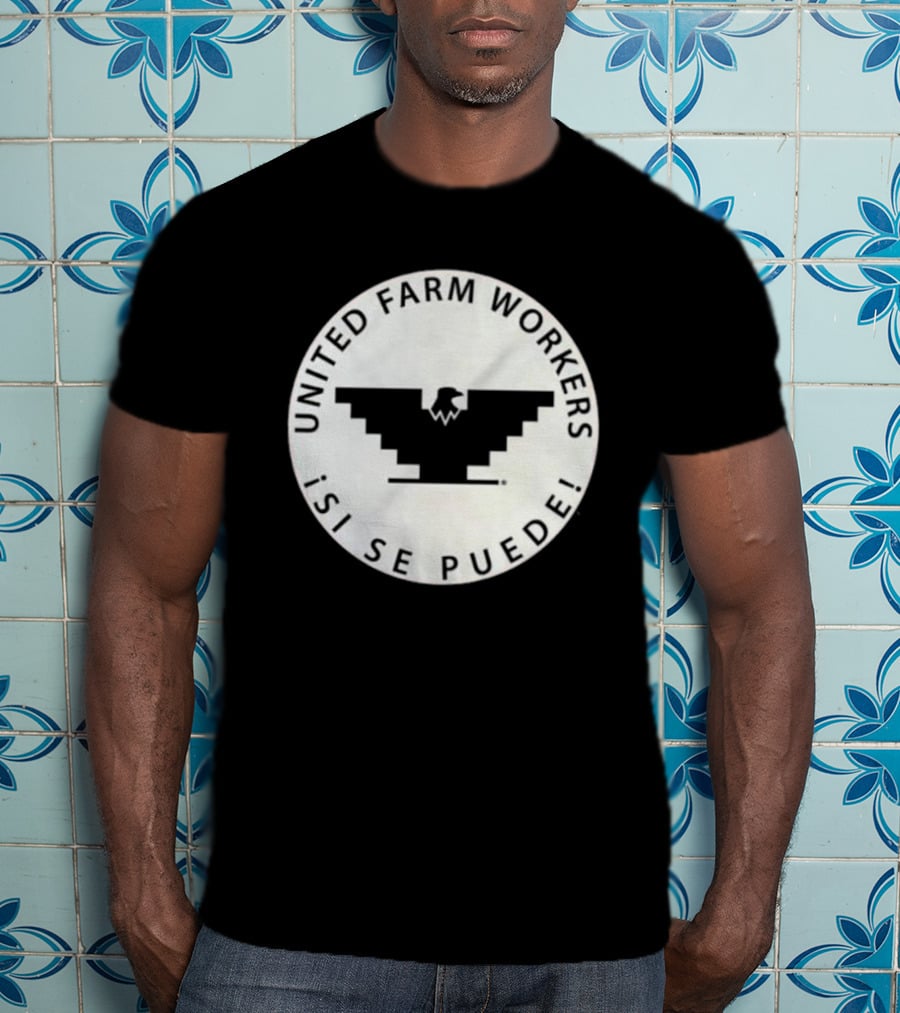 United Farm Workers ¡Sí Se Puede Eagle Emblem T-Shirt