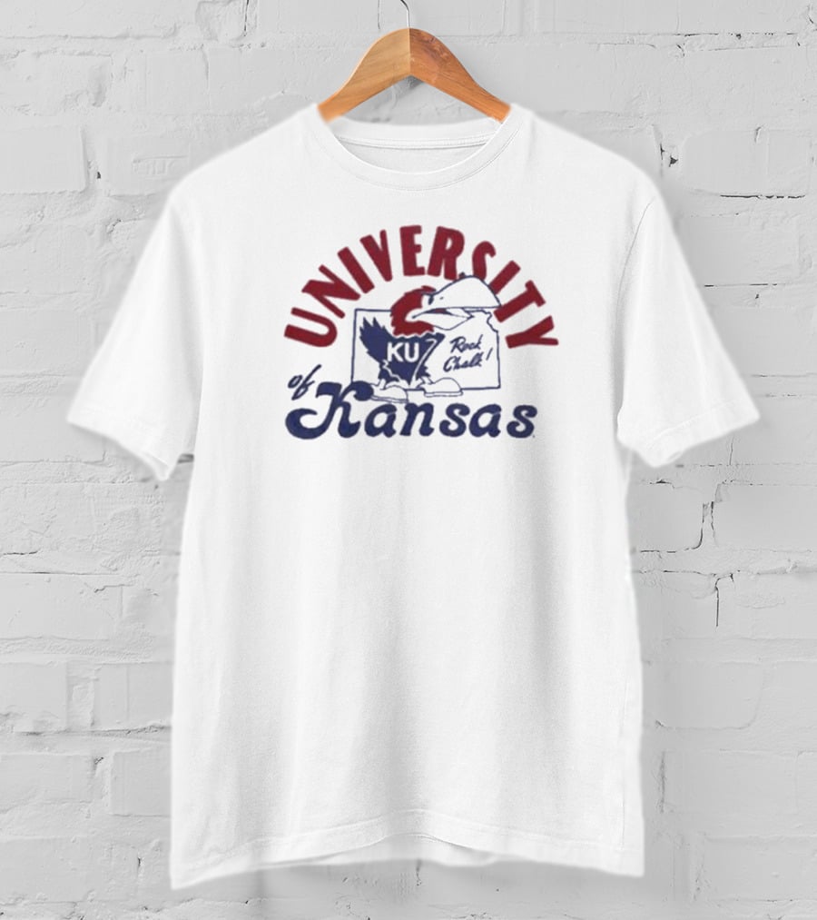 University Of Kansas Red Chalk KU T-Shirt