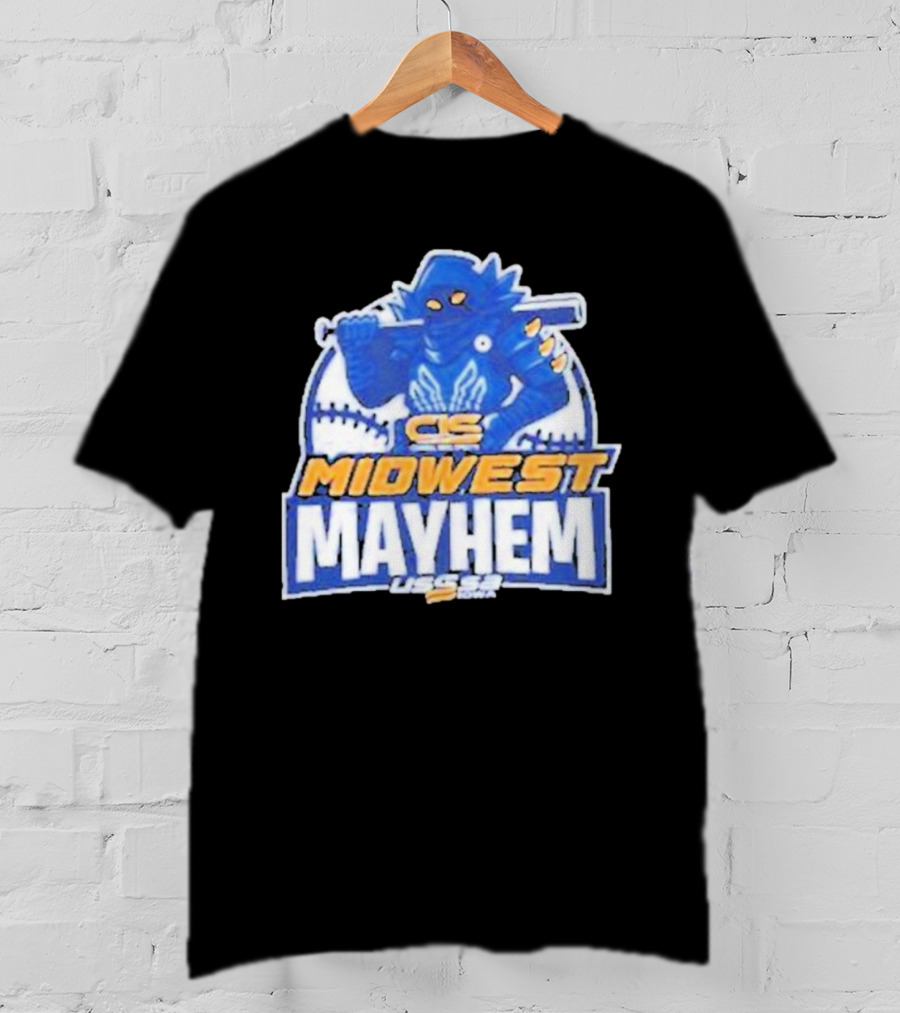 CS Midwest Mayhem USSSA Iowa Baseball T-Shirt