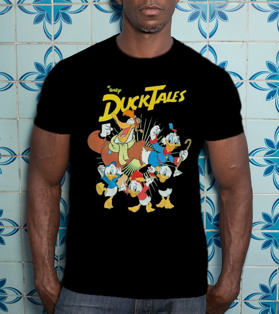DuckTales Vintage Cast Disney Duck Cartoon Characters T-Shirt