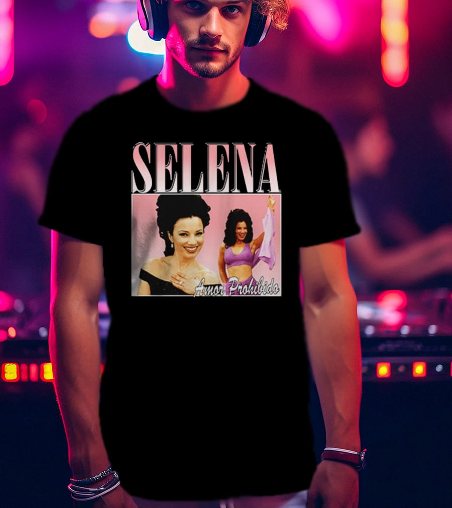 SELENA Amor Prohibido Vintage Style Retro Fashion T-Shirt