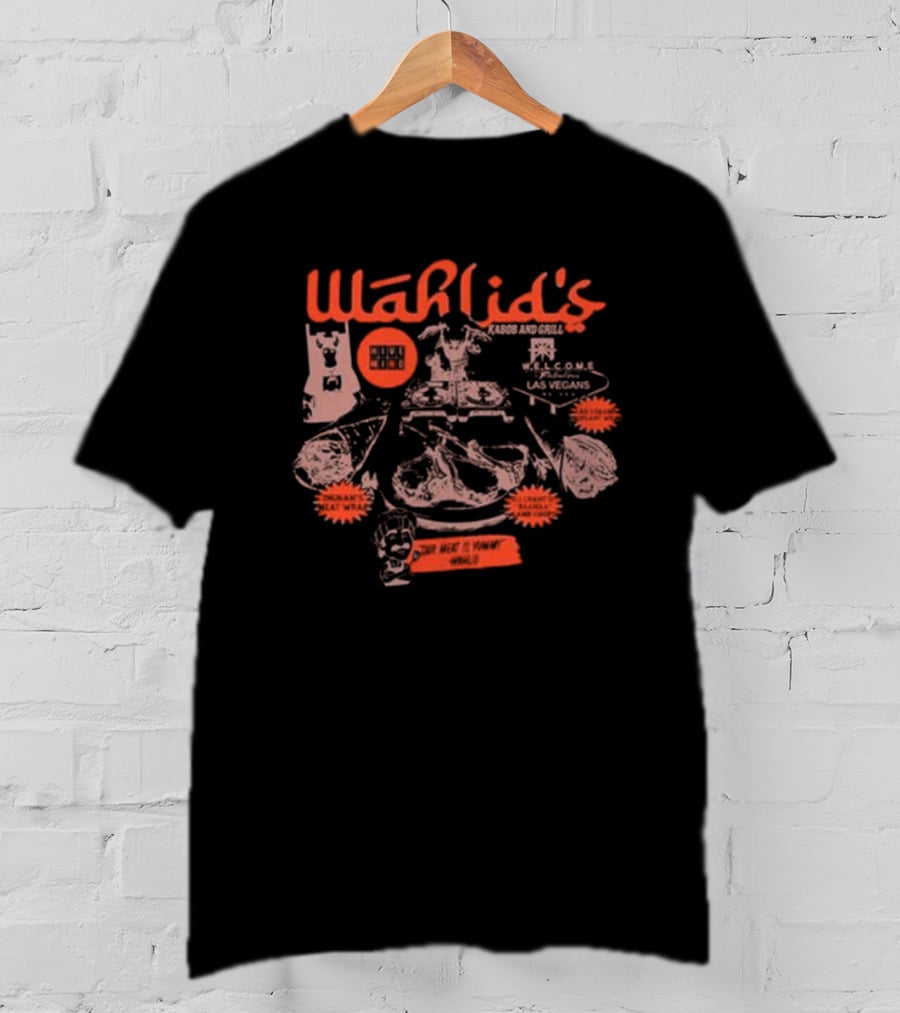 Wahlid's Kabob And Grill Hive Mind Menu Las Vegas Enjoy America’s Meat Wrap T-Shirt