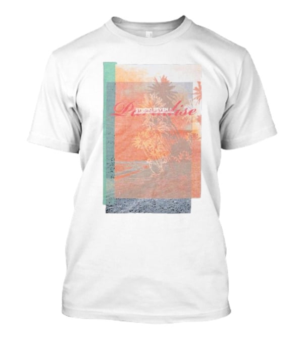 Paradise Studio Seven Tropical Overlay T-Shirt