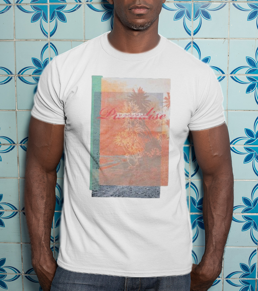 Paradise Studio Seven Tropical Overlay T-Shirt