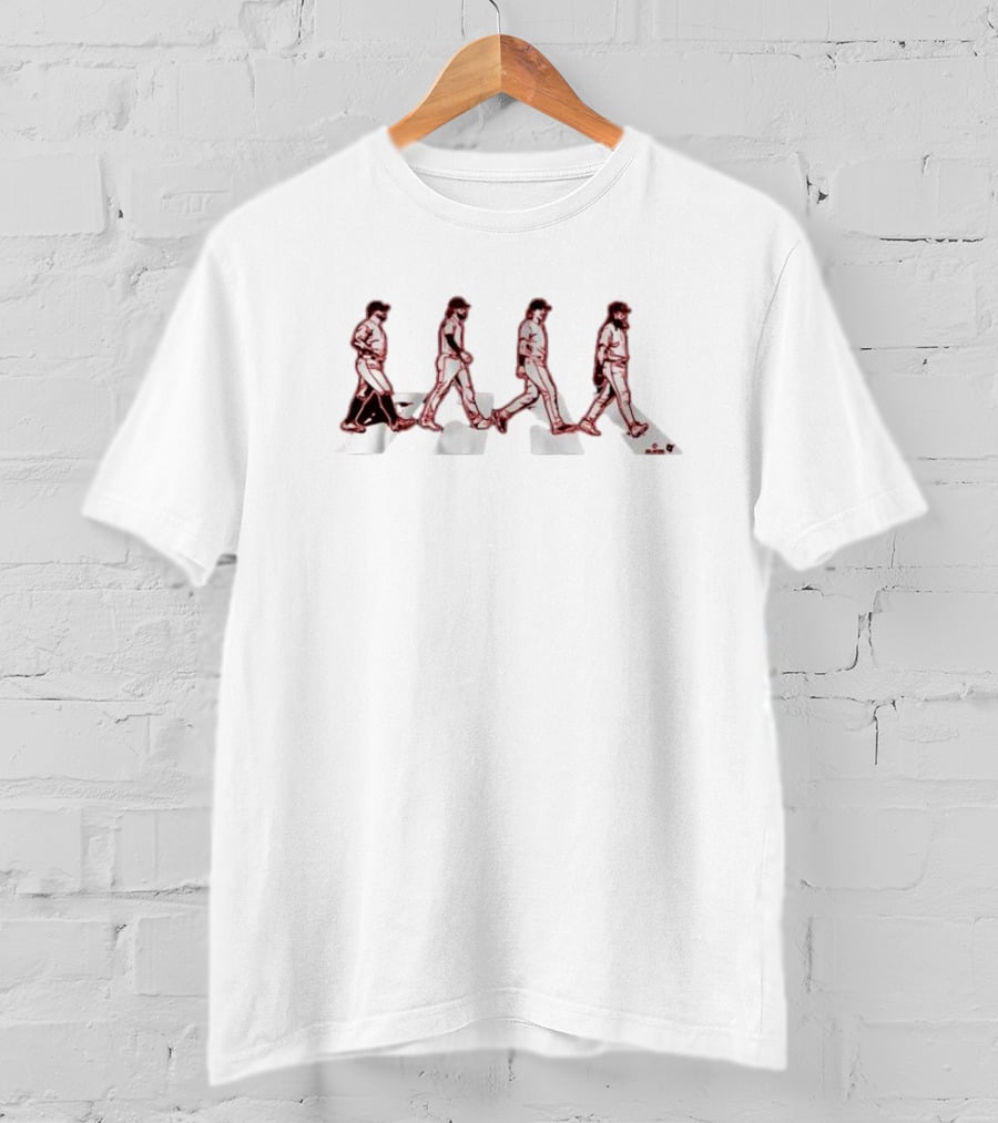 Philadelphia Baseball London Series Abbey Road Players T-Shirt