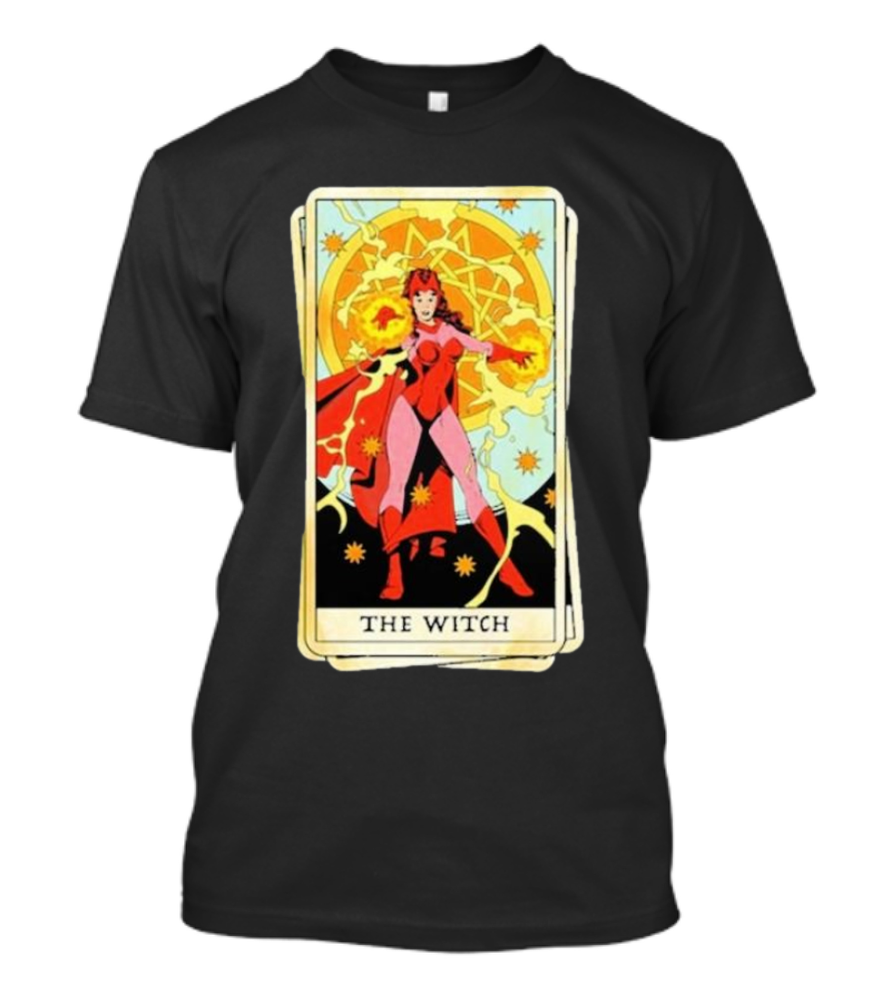 Tarot Card Featuring Scarlet Witch As The Witch T-Shirt