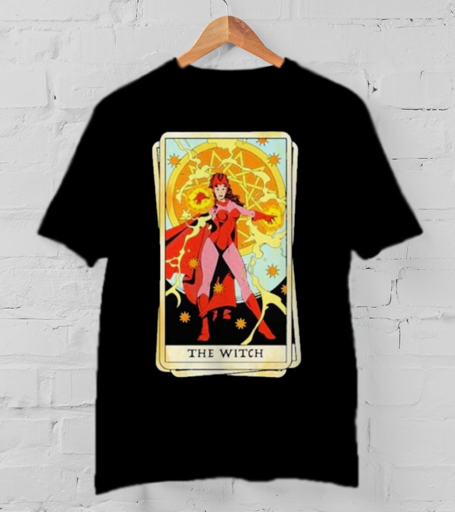 Tarot Card Featuring Scarlet Witch As The Witch T-Shirt
