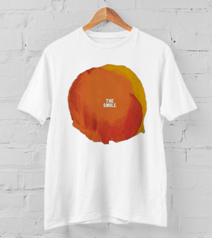 The Smile Sun Paint Texture Art Circle T-Shirt