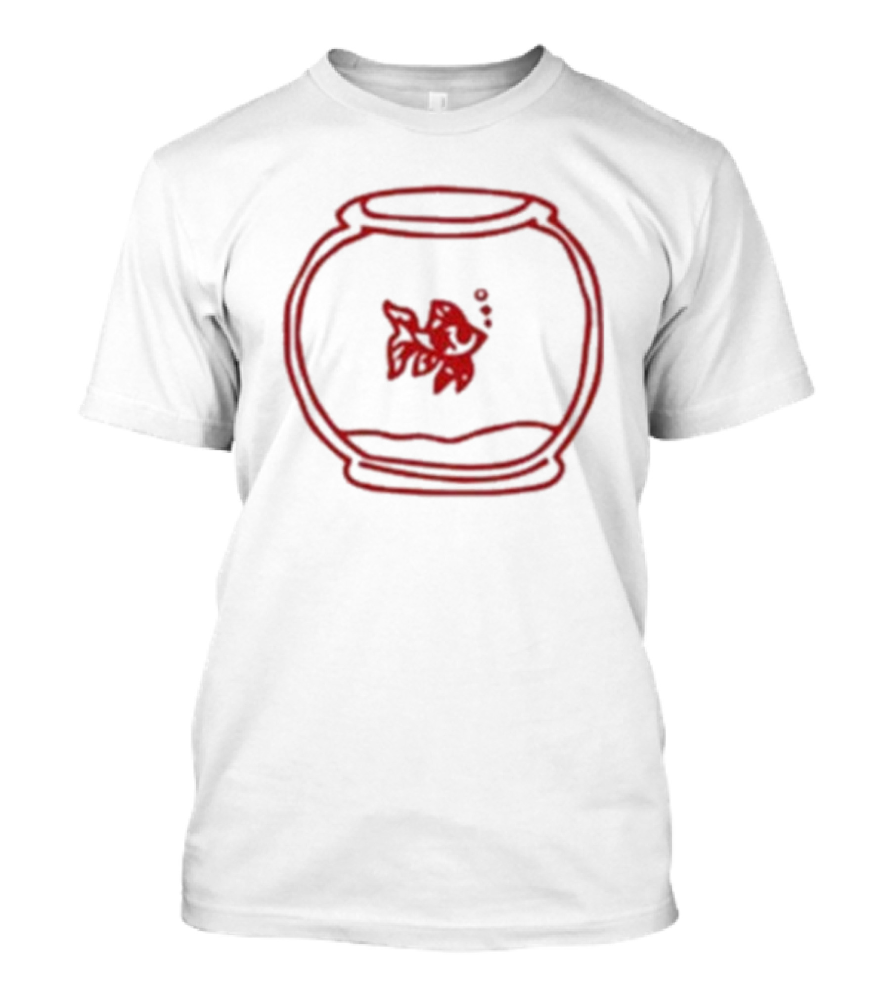 Paige Fish Bowl Red Fish Visual T-Shirt