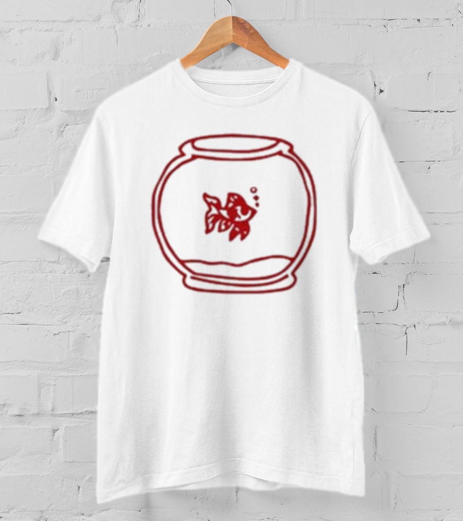 Paige Fish Bowl Red Fish Visual T-Shirt