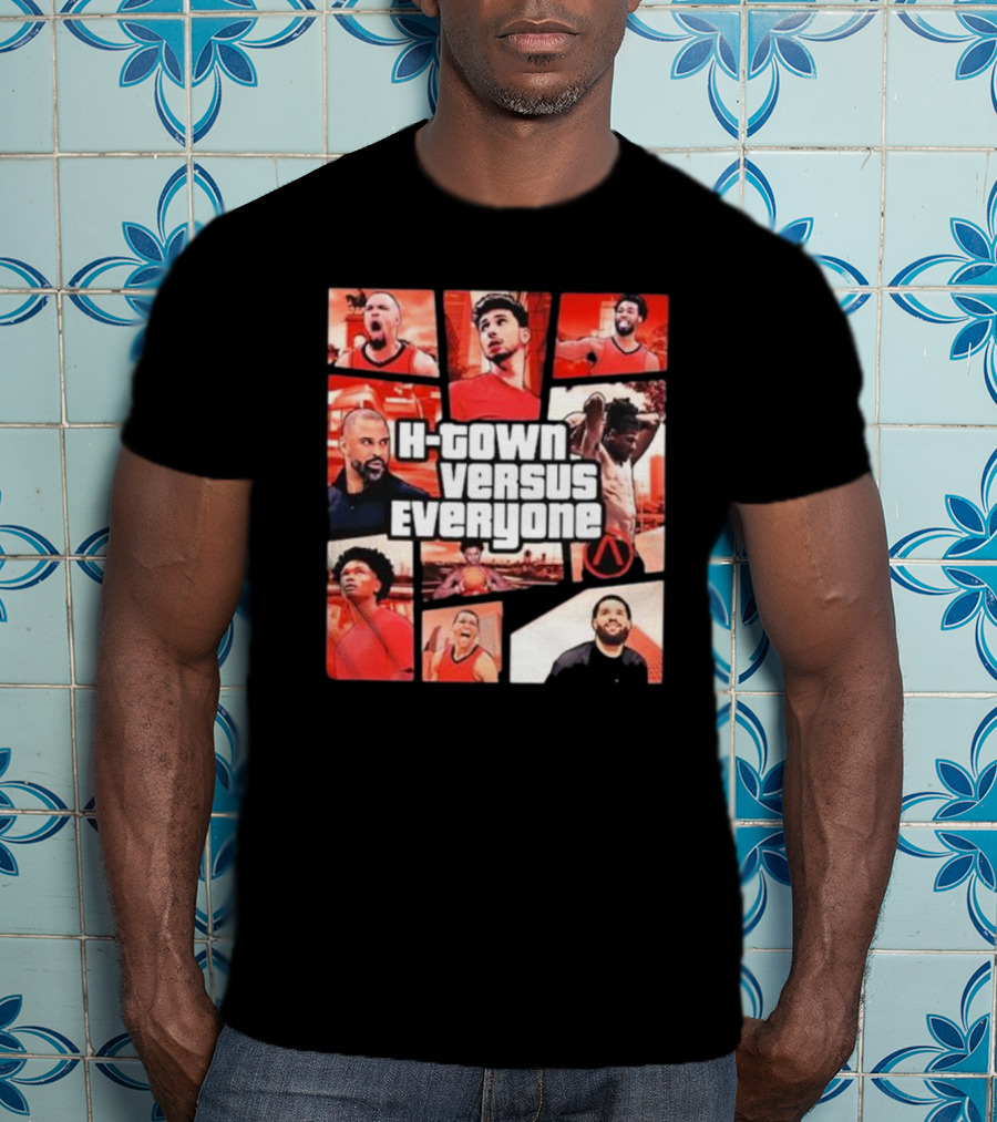 H-Town Versus Everyone Aaron Patterson Style Gta Inspired Sportswear T-Shirt