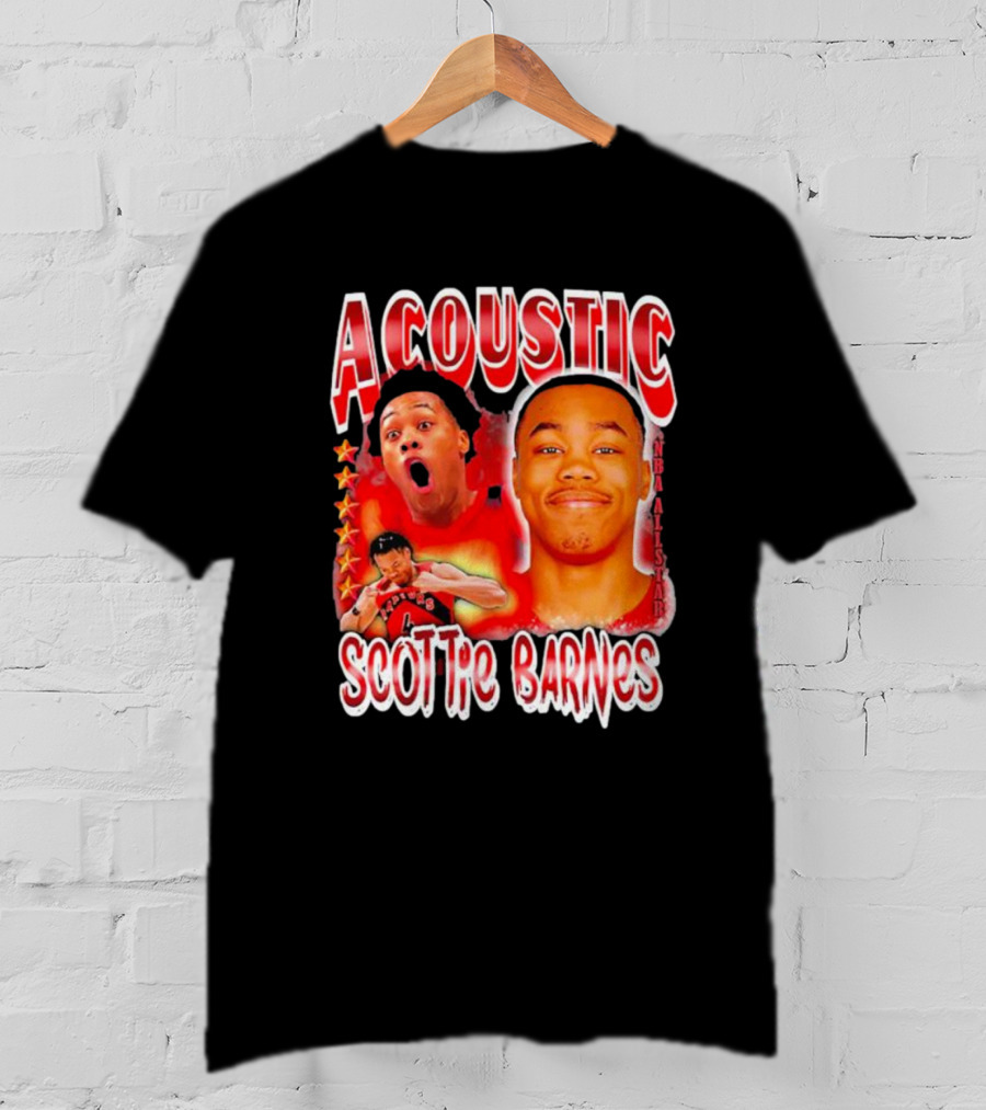 Acoustic Scottie Barnes NBA All-Star Raptors T-Shirt