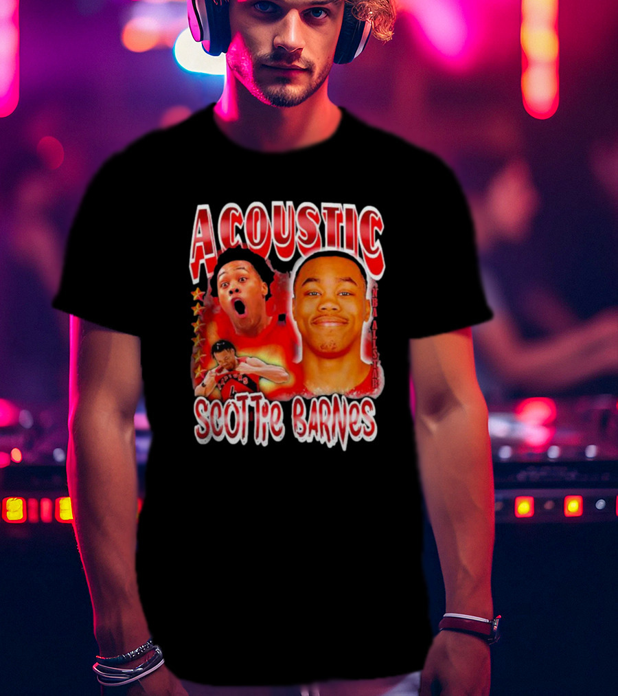 Acoustic Scottie Barnes NBA All-Star Raptors T-Shirt