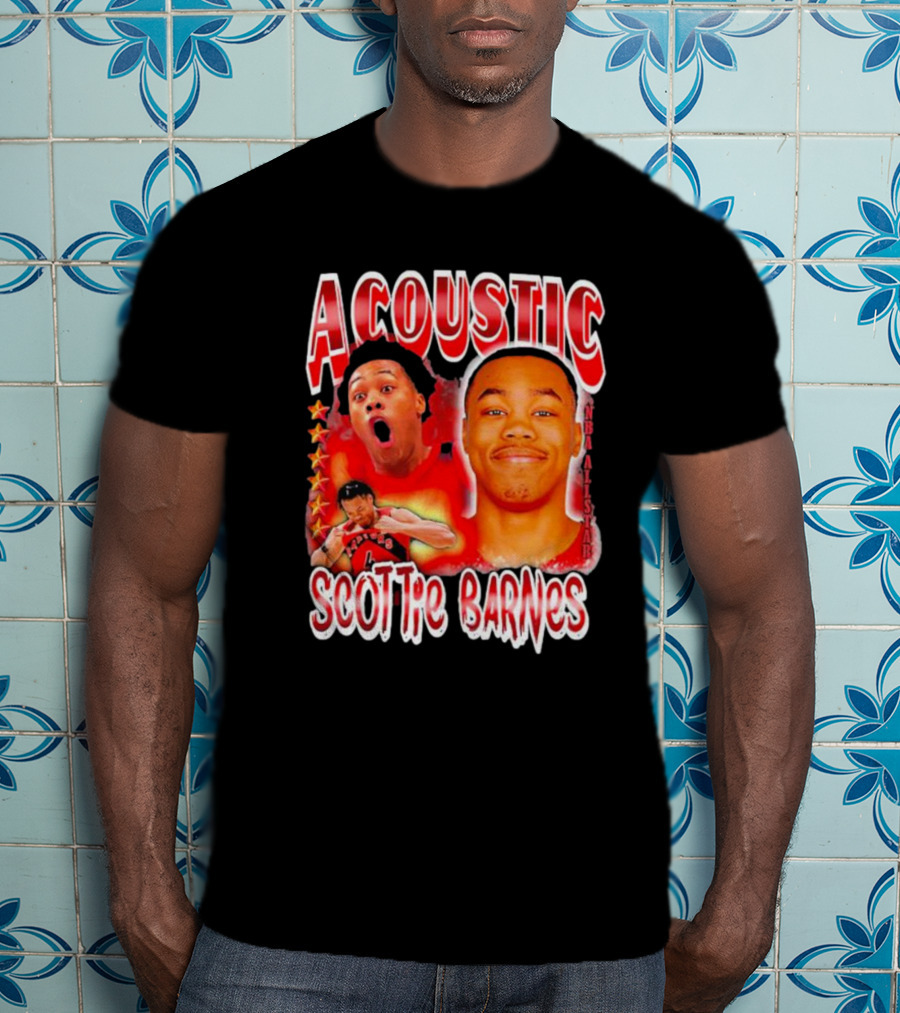 Acoustic Scottie Barnes NBA All-Star Raptors T-Shirt