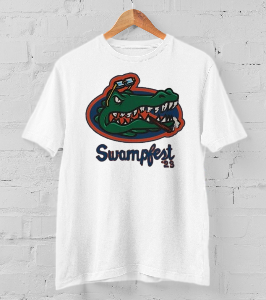 Adam22 Swampfest 23 Gator Smoking Cigar T-Shirt