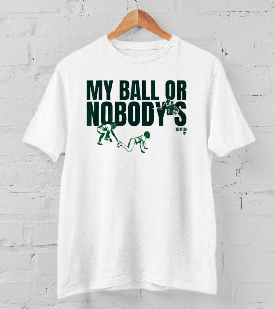My Ball Or Nobody’s Football Player Icons T-Shirt