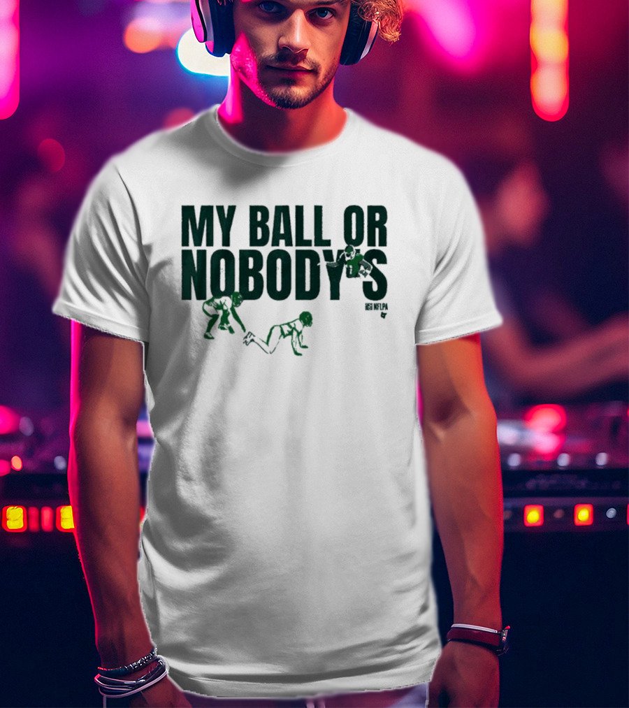My Ball Or Nobody’s Football Player Icons T-Shirt