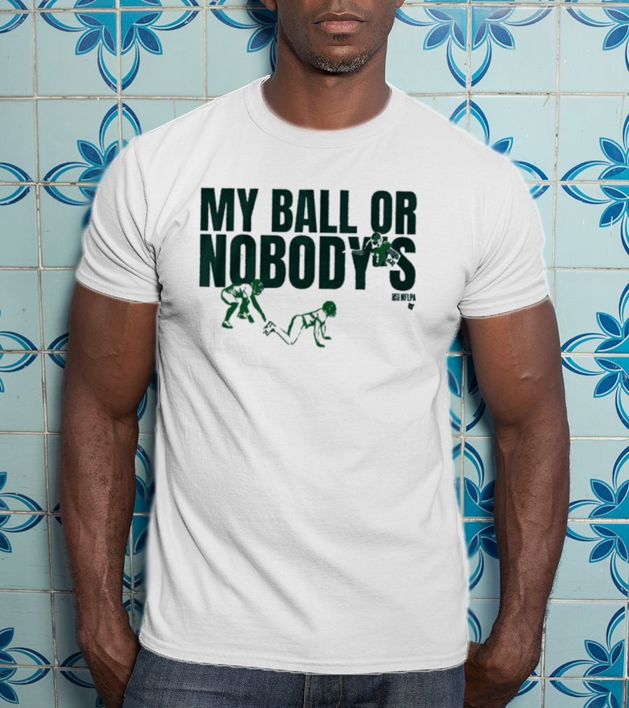 My Ball Or Nobody’s Football Player Icons T-Shirt