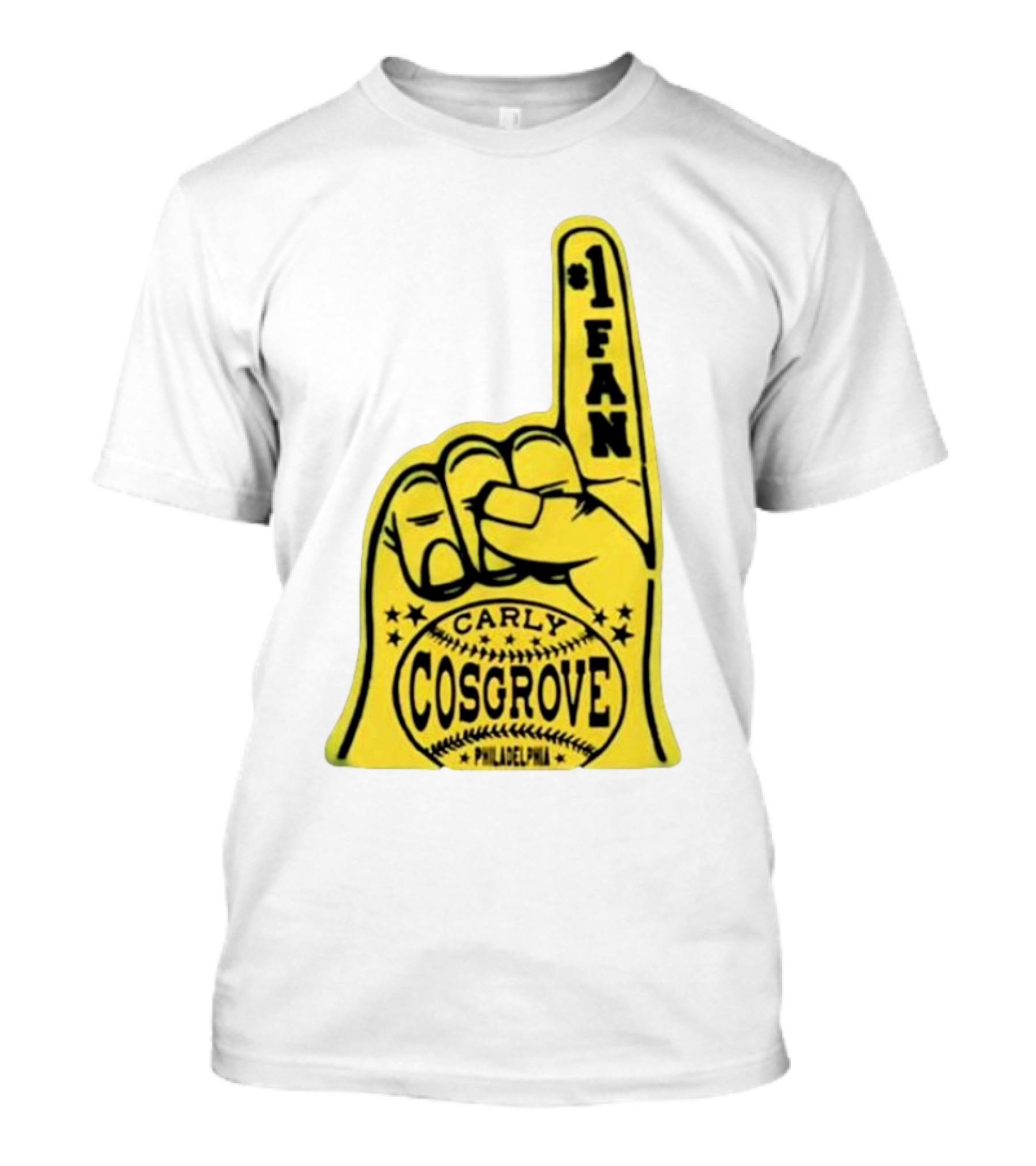 Carly Cosgrove Philadelphia Number One Fan Foam Finger T-Shirt